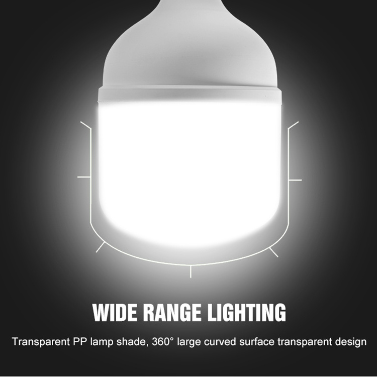 Elegant Design Garage Warehouse PBT PP Housing B22 E27 Base 5 10 15 20 30 40 50 60 Watt LED Light Bulb