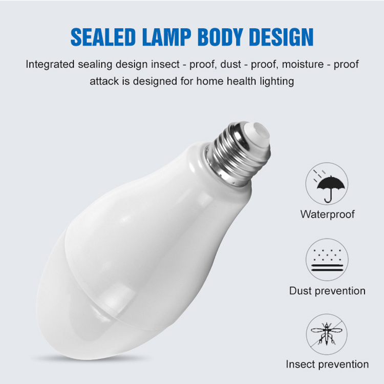 Huahuang Energy Saver A Shape Floating 10W 15W 20W 30W 40W 50W B22 E27 Light LED Bulb