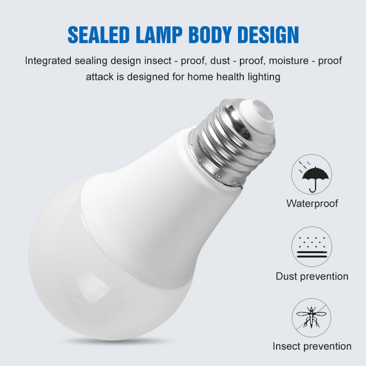 Huahuang Energy Saving A Shape Market Workshop B22 E27 3W 5W 7W 9W 12W 15W 18W 24W Light LED Bulb