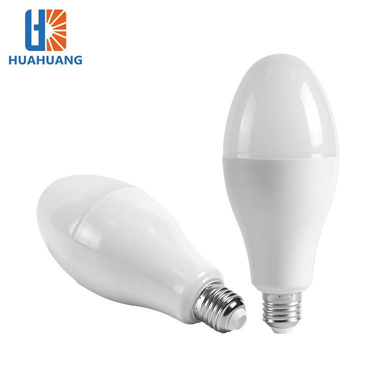 Huahuang Energy Saver A Shape Floating 10W 15W 20W 30W 40W 50W B22 E27 Light LED Bulb