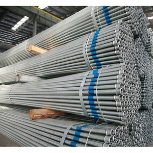 hot dip gi seamless galvanized round steel pipe ASTM A106 Sch 40 ERW GI Iron Tube