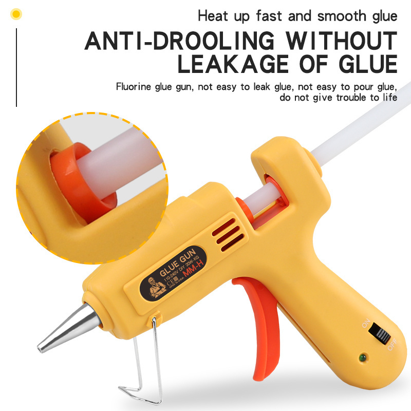 DIY craft custom wax glue gun without dripping glue silicone stick hot melt glue gun