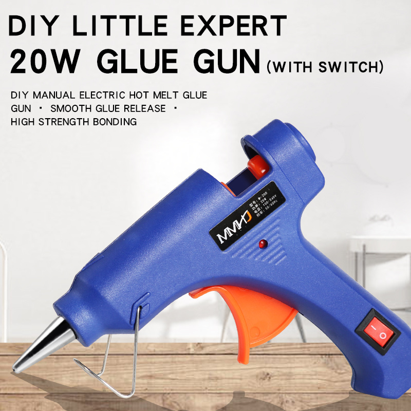 Mini 20W Hot Melt Glue Gun DIY Craft Tool 7mm Glue Strip Hot Glue Gun