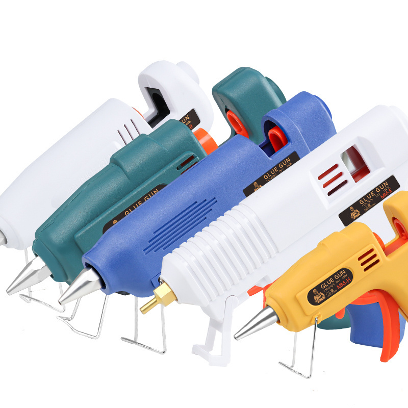 200W small electric heating household silicone gun home DIY tools craft repair tools thermostat hot melt glue gun