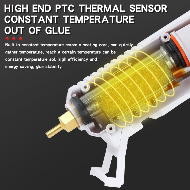 20-200W industrial high temperature glue gun DIY process temperature control hot melt glue gun machine