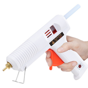 Industrial Electric Hot Melt Glue Gun 100W-150W Power Single Temperature Copper Nozzle Manual Use