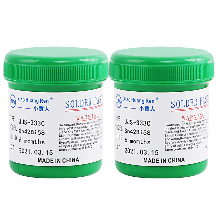 SMT solder paste tin bismuth solder Sn42Bi58 tin solder paste 500g bottle solder paste