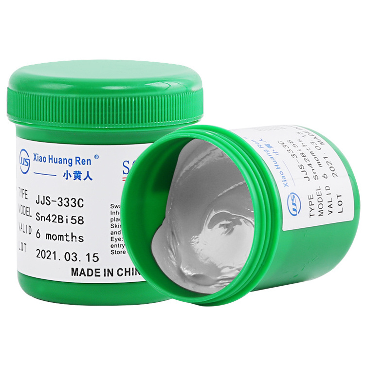 SMT solder paste tin bismuth solder Sn42Bi58 tin solder paste 500g bottle solder paste