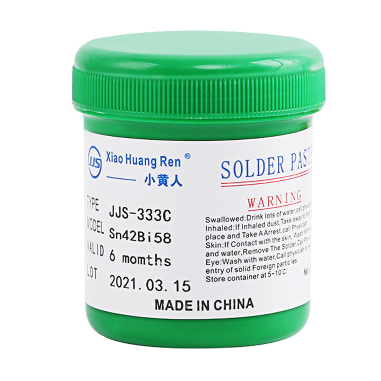 SMT solder paste tin bismuth solder Sn42Bi58 tin solder paste 500g bottle solder paste