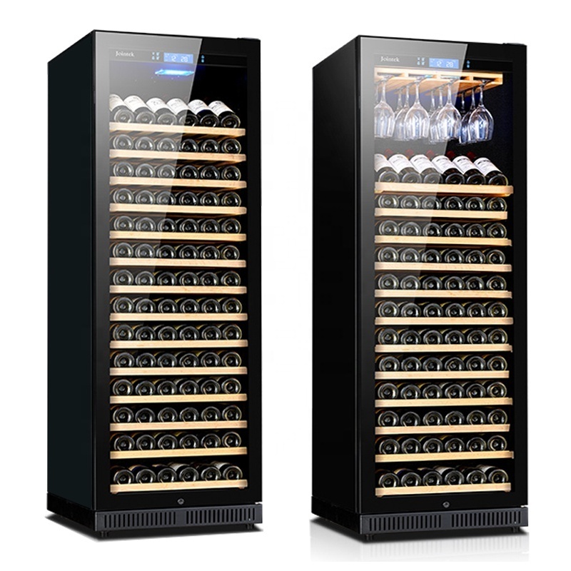 80 Bottle Touchscreen Digital Climate control  Stainless Steel Wine cooler and cabinet