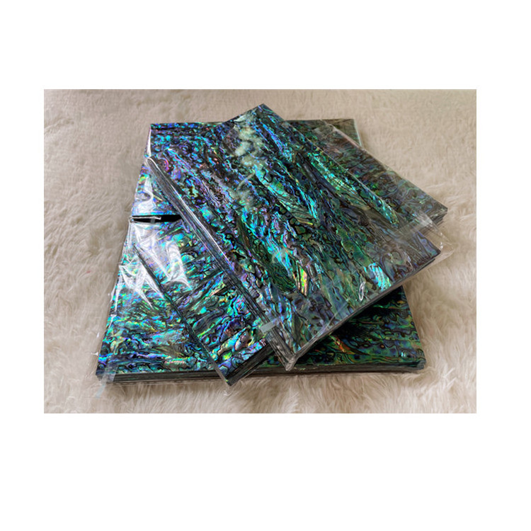 wholesale Natural sea shell New Zealand Abalone Shell Sheet Mother Of Pearl sheet for furniture home decoration art carfts