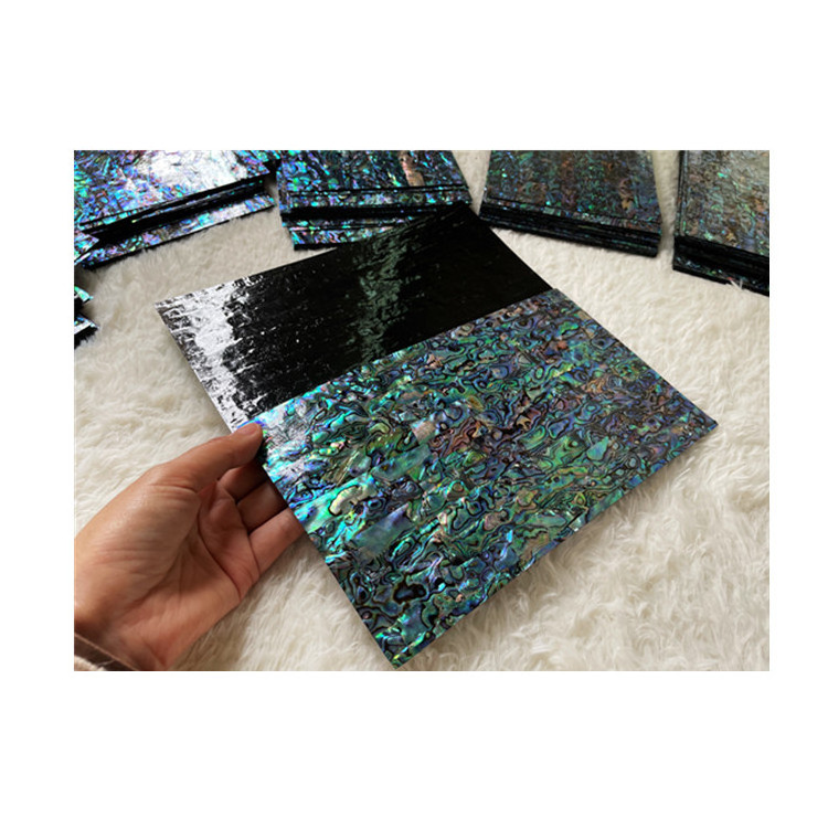 Natural mother of pearl shell sheets Abalone shell sheet with backing for furniture art crafts home decorations