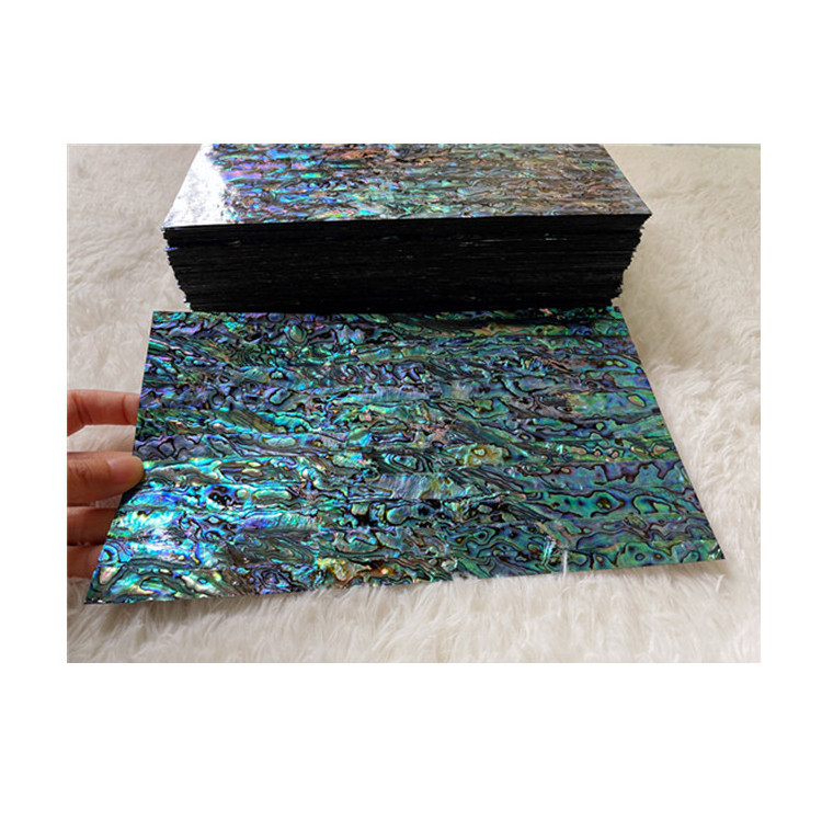 Natural 3A Degree New Zealand Abalone shell sheet with adhesive for furniture art crafts home decoration Musical instruments