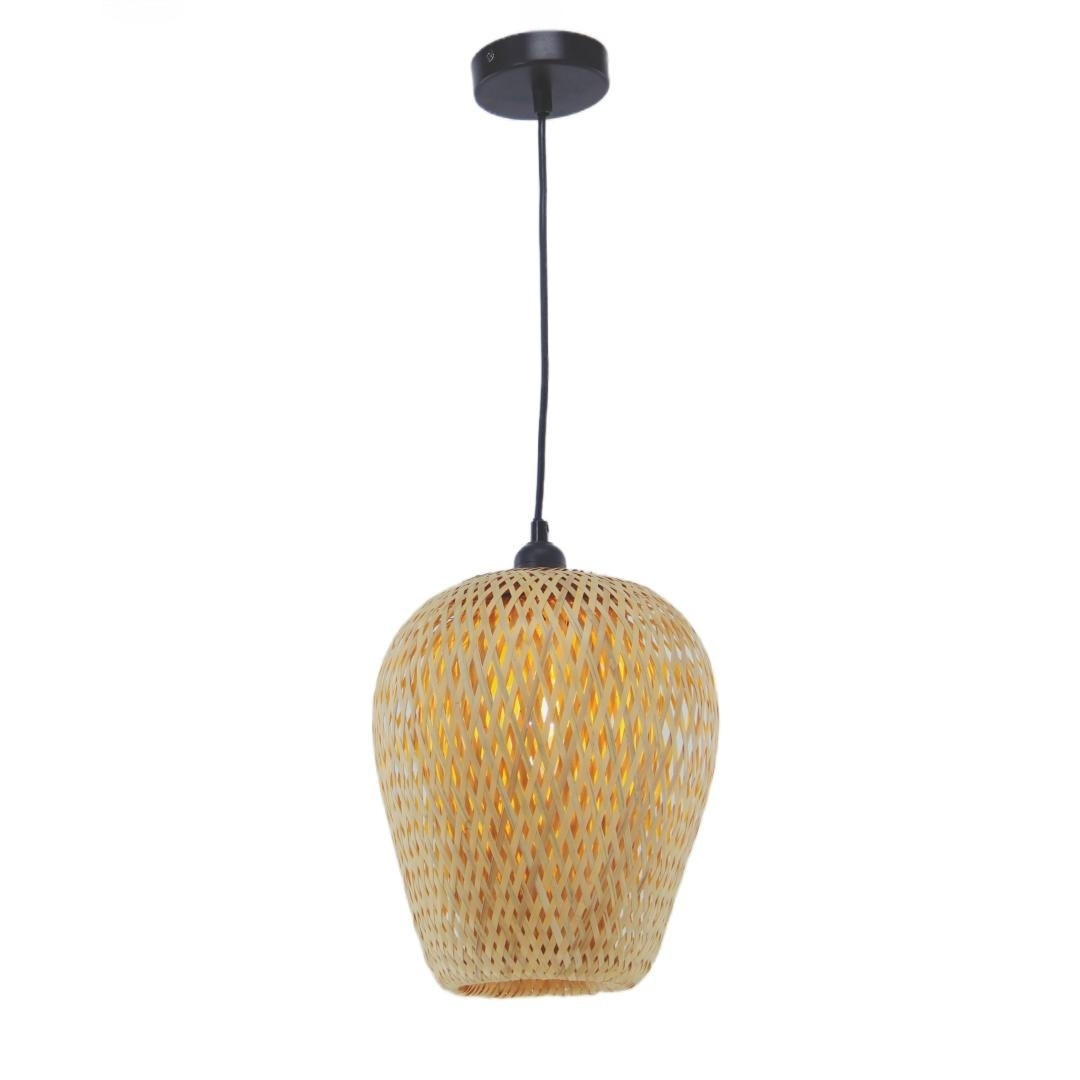 Boho Style Natural Design Bamboo Chandelier Pendant Light for Home, Office, Bar, Restaurant, Coffee Shop, Hotel