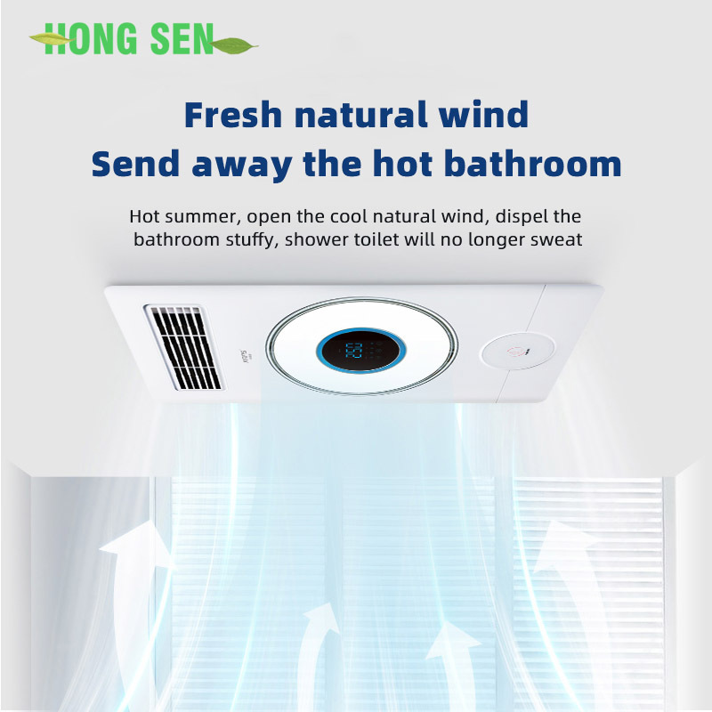 Integrated Ceiling Exhaust Fan LED Light Bathroom Heater for Sale shower cabinet bathroom steam bath