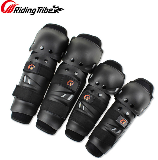 Riding-Tribe Motorcycle Riding Knee Pads Motocross Racing Protective Gears Hands and Leg Guards 2 Knee 2 Elbow protection