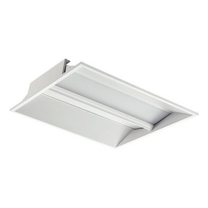 Top zhongshan white 5000k Recessed dimmable flat integrated troffer led panel light