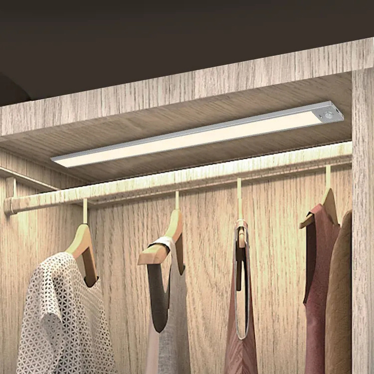 Magnetic Jewelry Closet Sensor Motion lighting Kitchen Internal Wardrobe Outlet Rechargeable Home Led  Under Cabinet Light