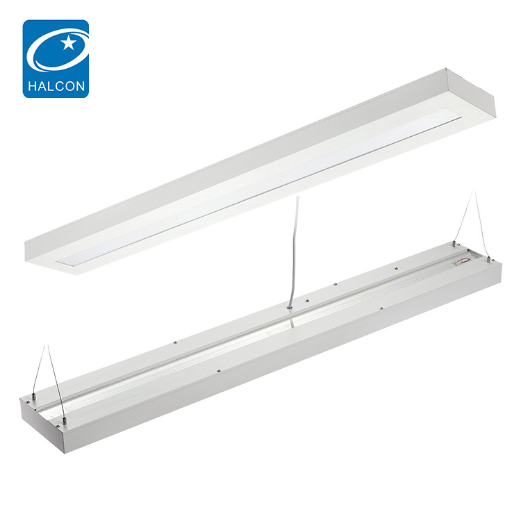 Top Product Hanging Lighting 3000k 4000k 6000k School Office 40w 50w Led Batten Ceiling Lamp