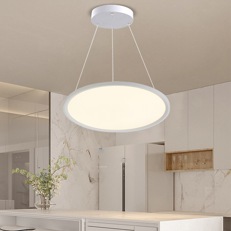 5 Years Warranty Chain Mounting Aluminum Indoor Panel Recessed Dimmable Led Ceiling Light Fixture