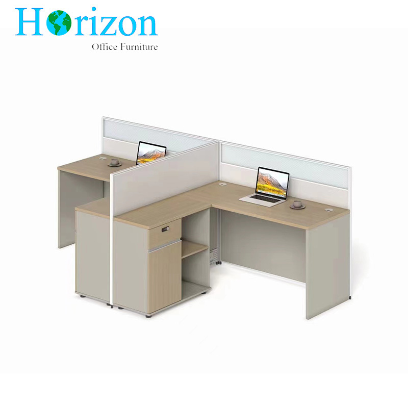 Factory Direct Aluminum Cubicle Office Partitions 2 Person Call Center Office Workstation