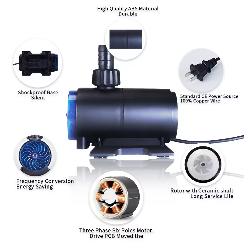 Low Pressure Water pump electrical Dc 24V Submersible Water Pump For Aquarium fish tank pond fountain Make Wave accessories