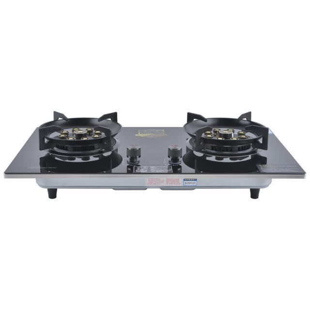 Household fire stove with double gas stove fire energy-saving stove double burner accidental flameout protection function