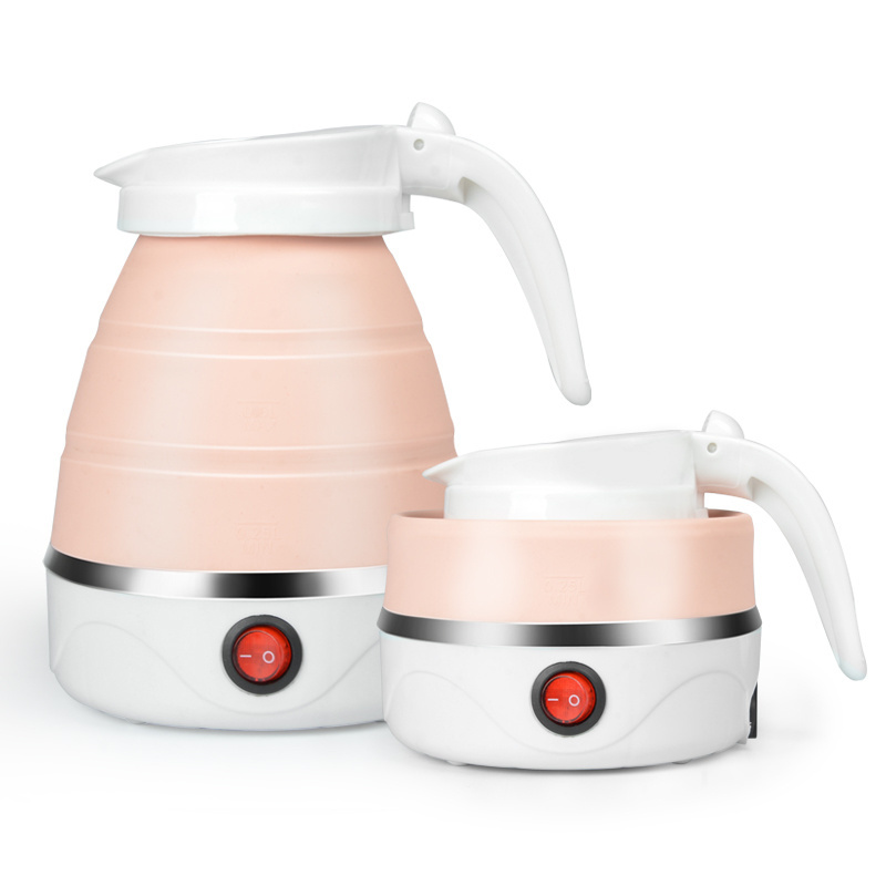 Travel kettle electric  Folding Food Grade Silicone Portable Household Retractable Small Electric jug Kettle