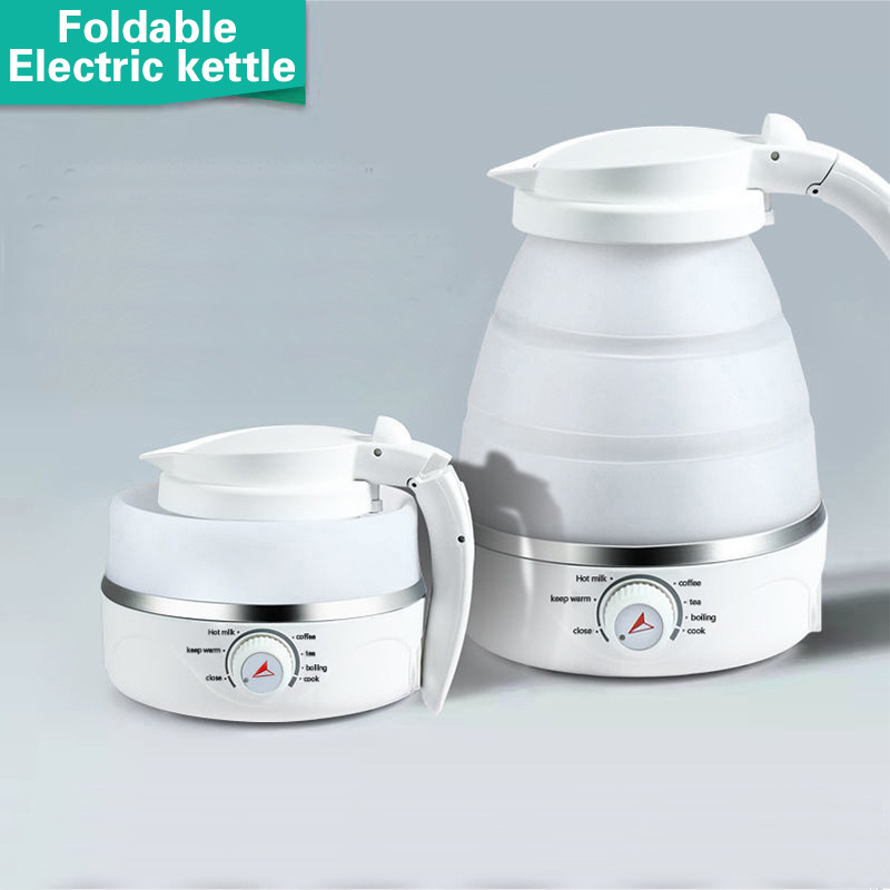 Hot Selling Household Home Appliances Silicon Kettle Small Appliances Travel  folding electric kettle