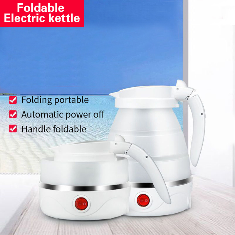 Hot Selling Household Home Appliances Silicon Kettle Small Appliances Travel  folding electric kettle