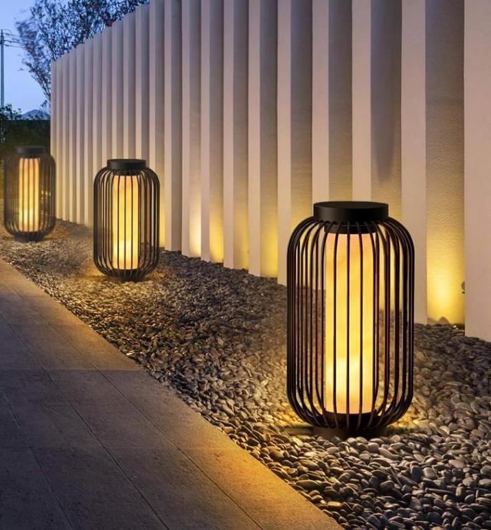 New Chinese waterproof outdoor lawn lamp courtyard passage lamp villa garden landscape lantern floor lamp