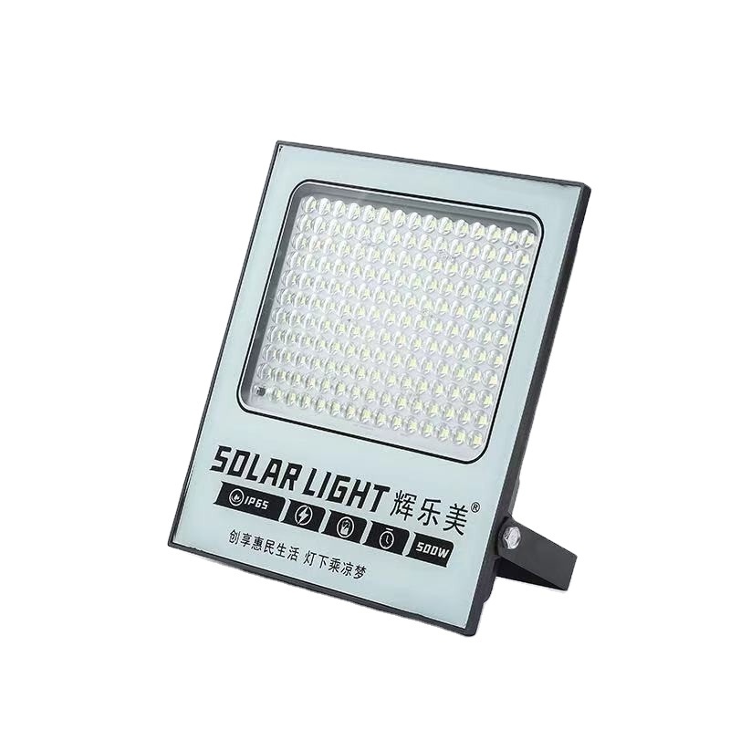 High Power Polysilicon Remote Control Abs Outdoor Garden Tennis Court Light Waterproof Ip67 25w 40w 60w 100w Solar Flood Lamp