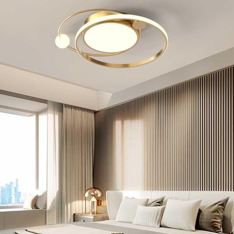 LED Ceiling Light Round Modern Lights Nordic Decorative Light Fixture for Bedroom, Living room, Dining Room