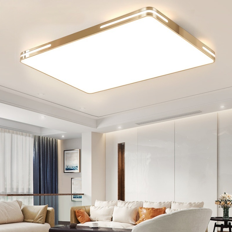 Rectangle Ceiling Light Flush Mount Dimmable Decorative Modern LED Lights for Living Room, Kid's Room