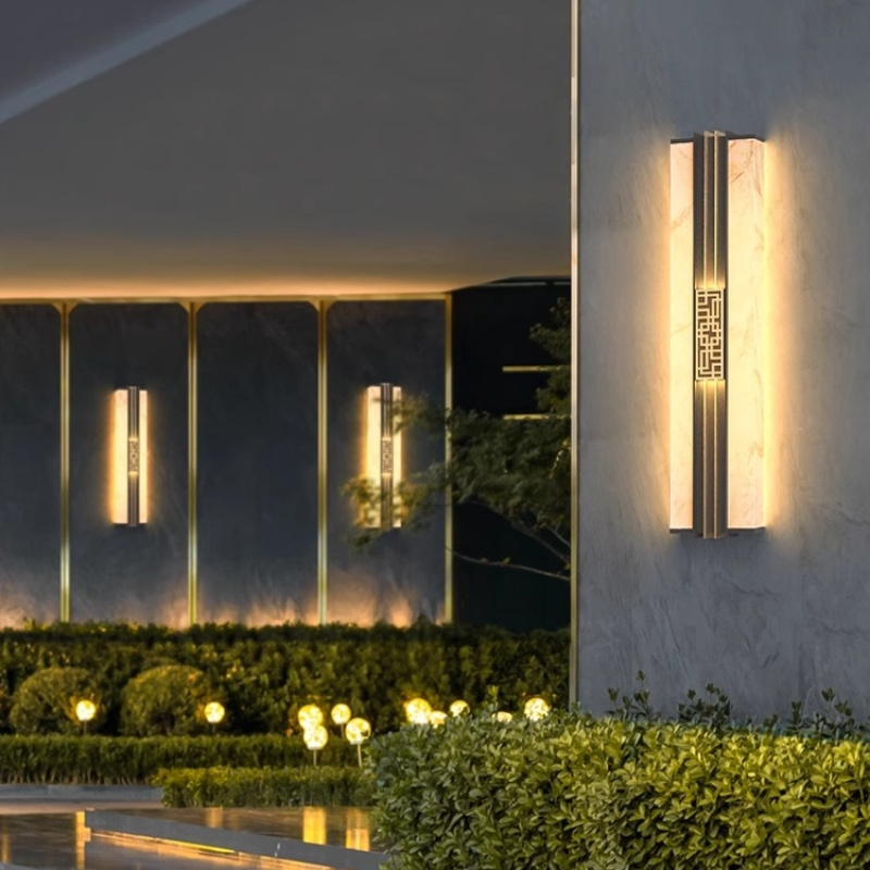 Outdoor courtyard wall lamp pillar landscape villa waterproof exterior wall lamp