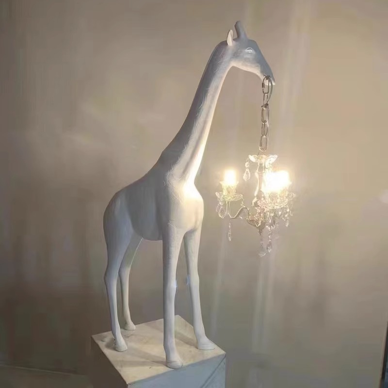 Creative Giraffe sculpture wall lamp Living room Bedroom villa Nordic modern designer decorative lights