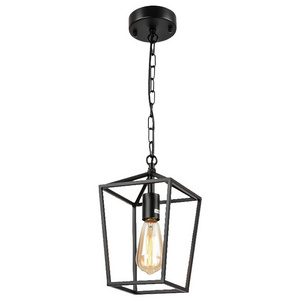 Black Industrial Farmhouse Chandelier Lighting Kitchen Island Industrial Style Iron Pendant Light For Restaurant