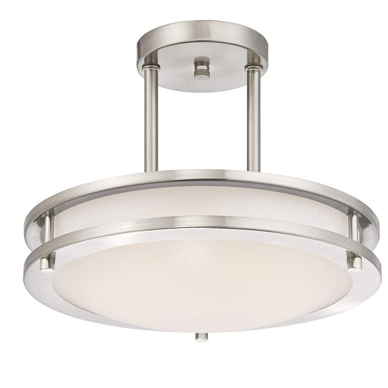 Flush Mount Ceiling Light Dimmable LED Light Fixture for Kitchen Bedroom Bathroom