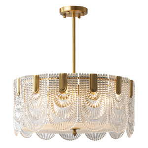 Modern Small Diamond Crystal LED Low Ceiling Mounted Crystal Chandelier For Corridor Bedroom