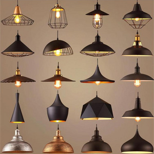 Retro Industrial Chandeliers Pendant Lights Lamp Vintage Loft Iron Art Industrial Pendant Lighting For Dining Kitchen Island