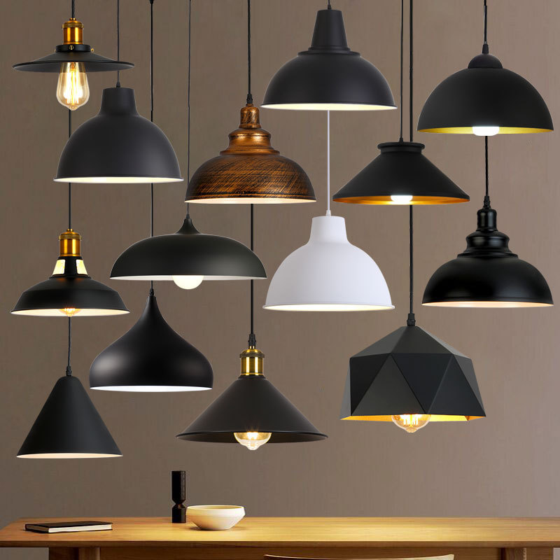 Retro Industrial Chandeliers Pendant Lights Lamp Vintage Loft Iron Art Industrial Pendant Lighting For Dining Kitchen Island