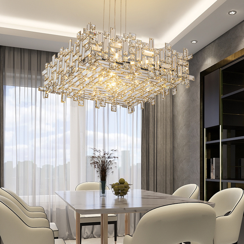 2023 Drop Lighting Luxury Indoor Living Room Pendant Crystal Chandelier Led Modern Chandelier Luxury Nordic For Bedroom