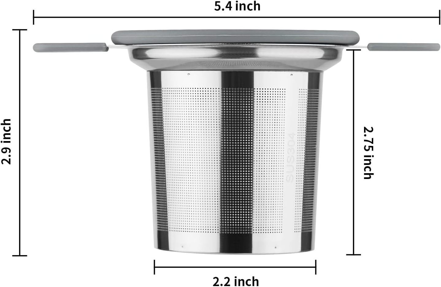 stainless steel tea infuser strainer