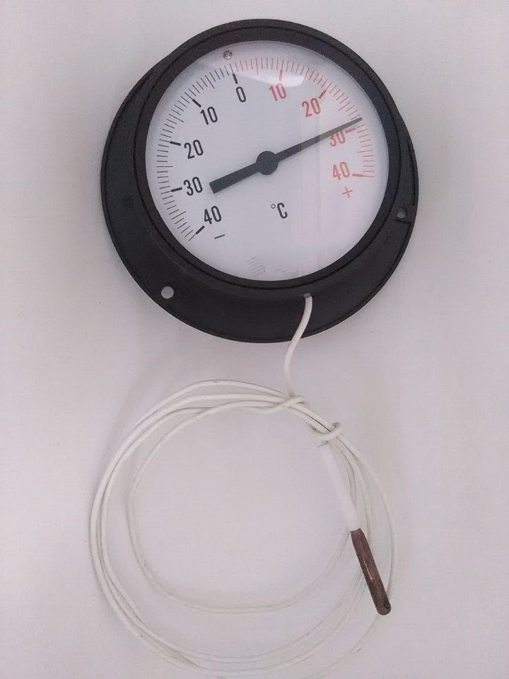 capillary thermometer plastic capillary dial thermometer 4inch(50mm) dial thermometer with remote bulb