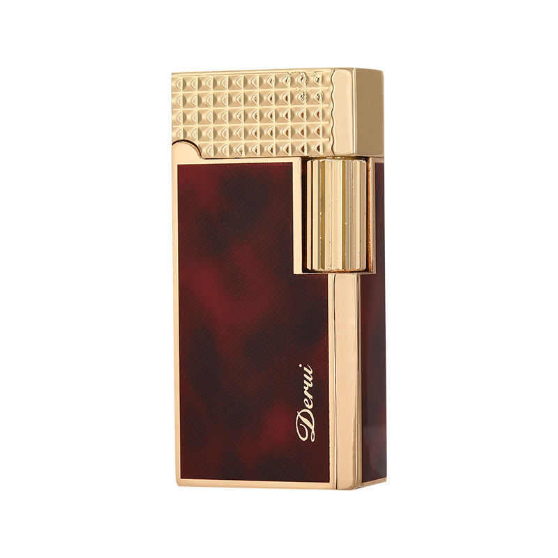 Wholesale Dual Flame Soft Torch Flame 2 In 1 Cigar Metal Lighter Butane Fuel Refillable Good For Cigar Cigarette Lighters