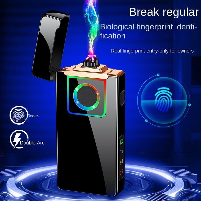 Hot-selling refillable good metal dual flame soft torch flame 2 in 1 butane fuel cigar cigarette lighter