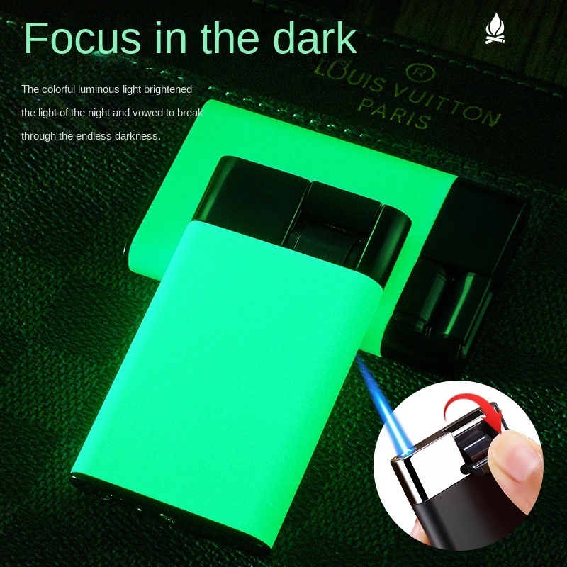 Custom Portable Windproof Torch Lighter Jet Flame Electronic Windproof Cigarette Lighter Torch Cigar Lighter