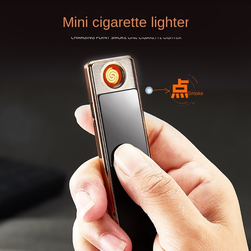 Portable and compact electronic windproof cigarette lighter, kitchen aromatherapy candle plasma cigarette lighter