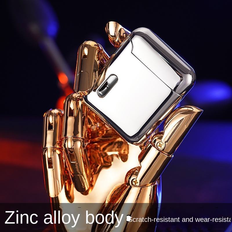 High quality Double Jet Torch Lighter with Visible Window, Refillable and Adjustable Pocket Lighter