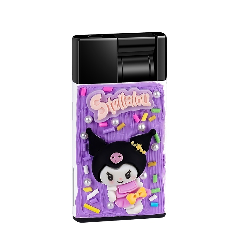 Stereoscopic Cartoon Shape Windproof Blue Flame Lighter Metal Body Lighter Custom Cartoon Lighter